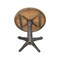 International Concepts Round 36 in Round Top Pedestal Table, 34.9 inH, Hickory/Washed Coal, 36 in W, 36 in L, 35.9 in H K45-36RT-27B-6B - alternate 4